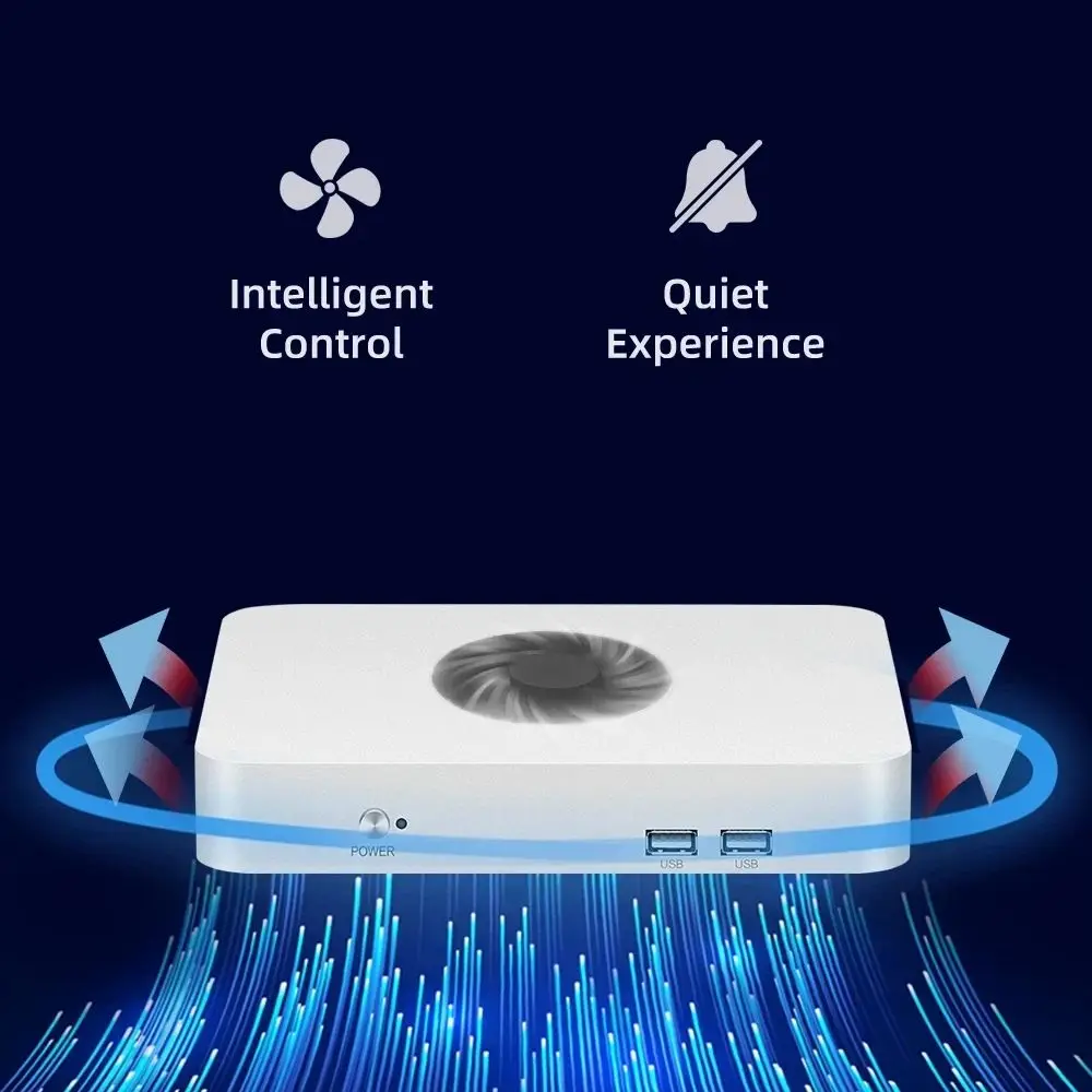 Inter Gen 12/13th Gaming/Office Mini PC Support 2xDDR4 Linux WiFi Computer with 4xUSB3.0 2xUSB2.0 1xHDMI Windows10Pro Ready