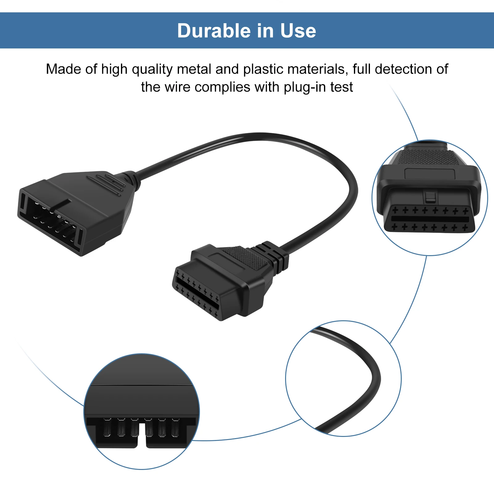 12 Pin OBD 1 To 16 Pin OBD2 Convertor Adapter Cable For Diagnostic Scanner For Gm Car Electronics Accessories Replacement Part