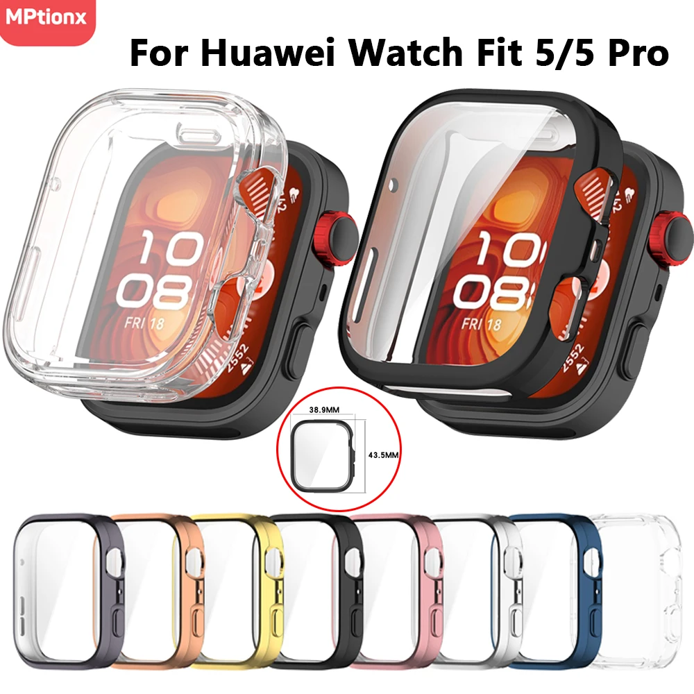 Full Cover For Huawei Watch Fit 5 4 3 TPU Screen Protector Case Protective Bumper Shell for Huawei Watch Fit 4 5 Pro Accessories