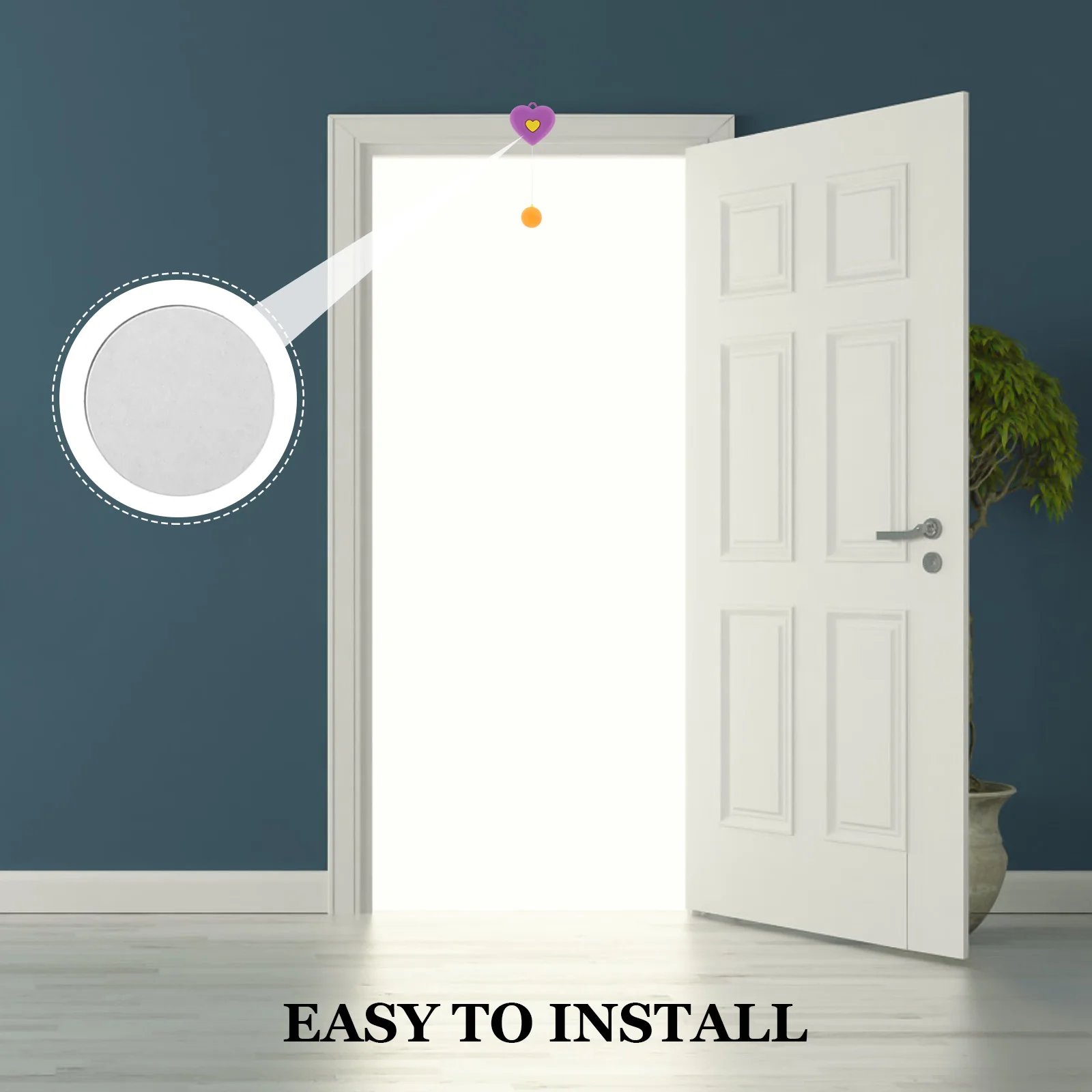 4 مجموعات من مجموعة تنس الطاولة المعلقة في الأماكن المغلقة، جهاز تدريب التنسيق بين اليد والعين، متعة عائلية، محمولة وسهلة الاستخدام