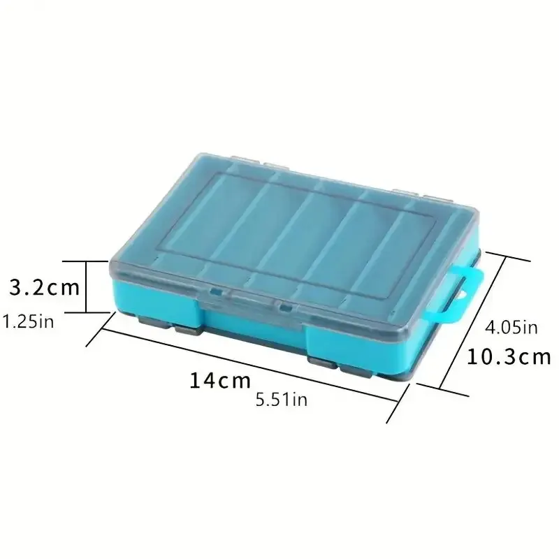 12 Compartments Fishing Box Outdoor Portable Double Sided Lure Bait Organization Multi Functional High Quality Fishing Tool Box