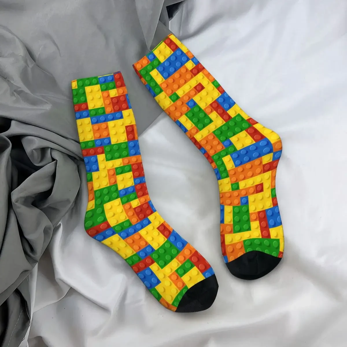 

Носки-конструкторы All Seasons Crew Stockings, длинные носки в стиле Харадзюку для мужчин и женщин, подарки на День святого Валентина