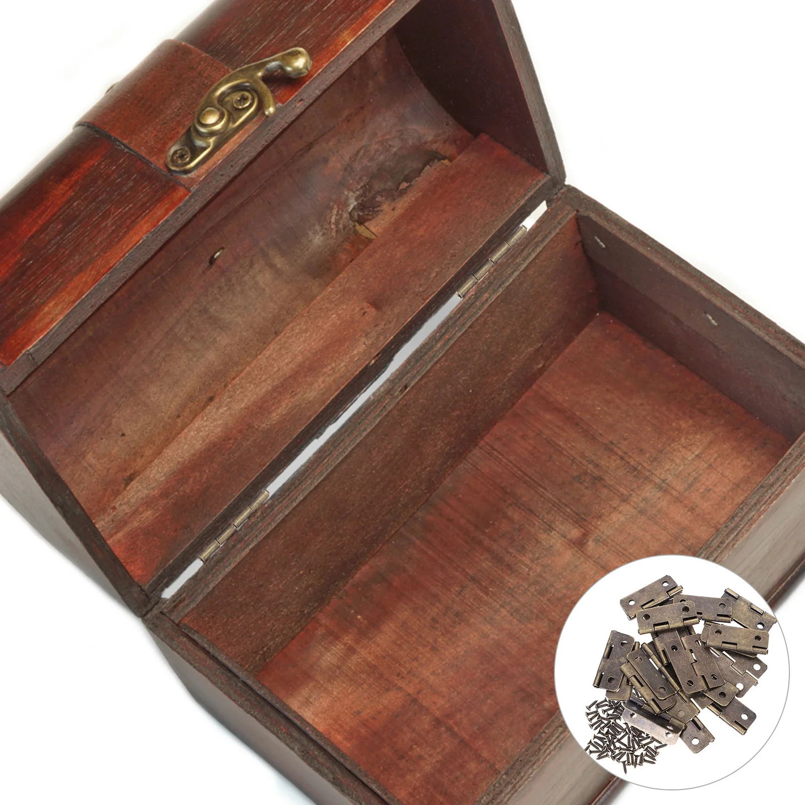 

20pcs Mini Iron Small For Wooden Diy Small Box Jewelry Hinges Connectors Box Replacement Hardware Chest Hinges