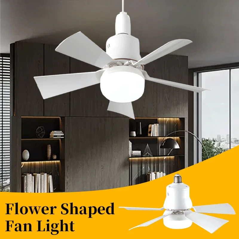 

LED Ceiling Fan With Light 3 Color Changing Easy Installation Whisper Quiet Ceiling Fan for Bedroom Kitchen Living Room