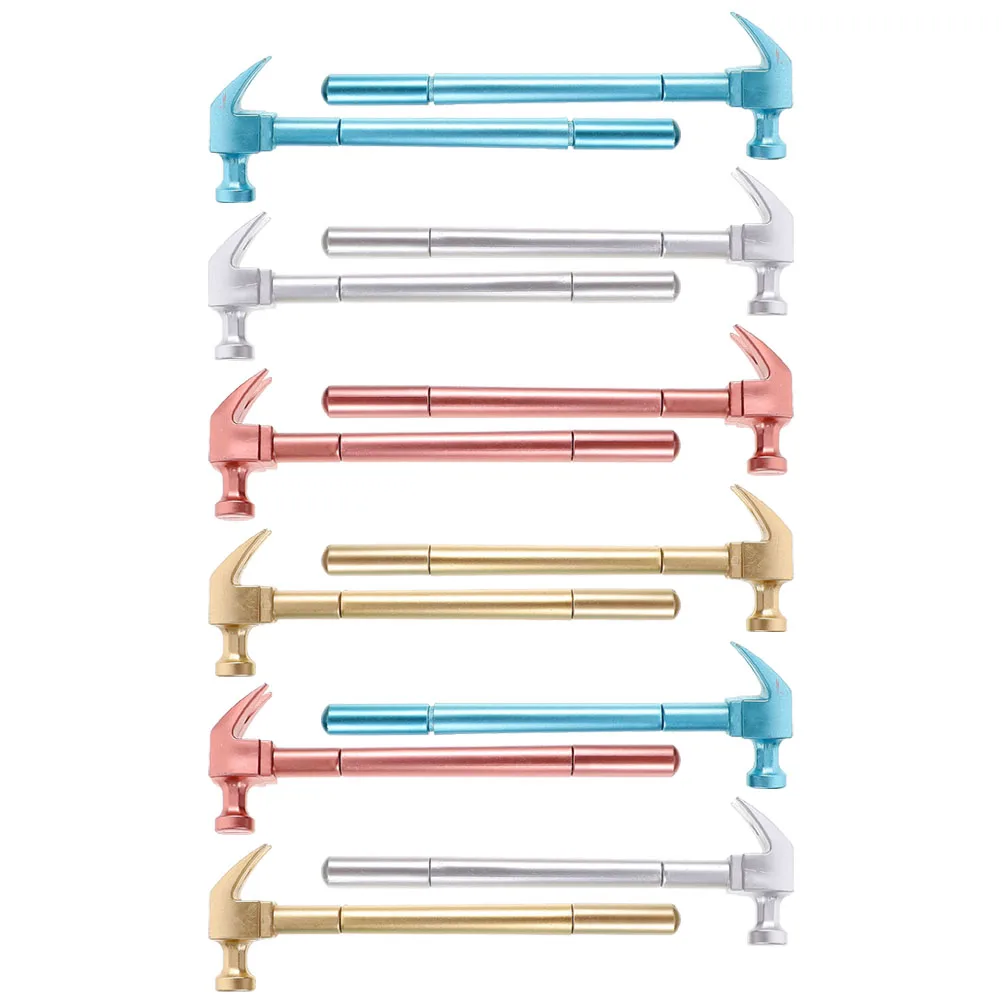 

12pcs Hammer Shaped Gel Ink Pens Neutral Writing Cartoon School Office Supplies Smooth Medium Point Sign