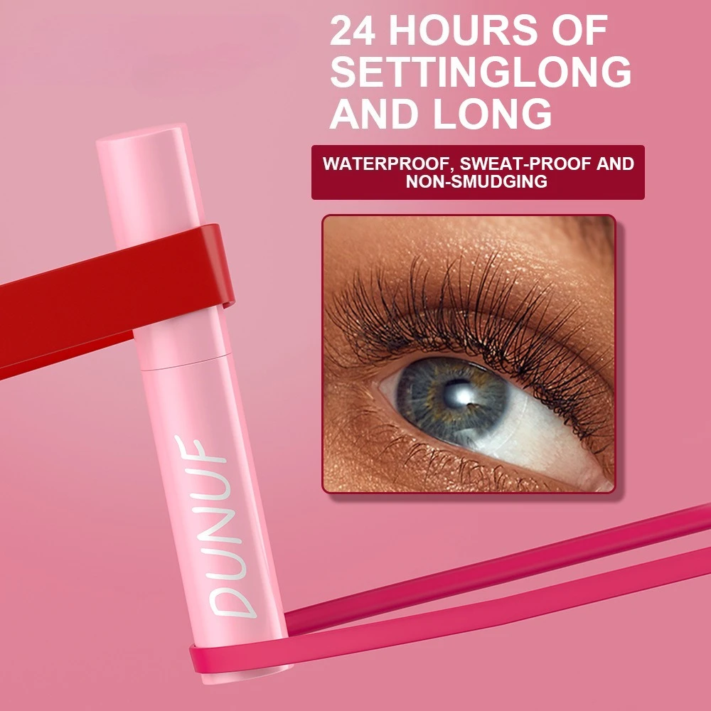 Gel per ciglia trasparente impermeabile a prova di sbavature per tutto il giorno, formula trasparente a tenuta forte per ciglia ricci, senza scaglie, bellezza per l'uso quotidiano