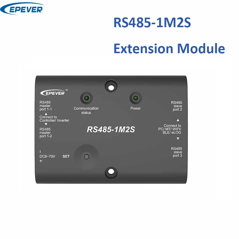 EPever RS485-1M2S Extension Module Accessory Extend The RS485 Communication Port ForEpever Solar Controllers/Inverter