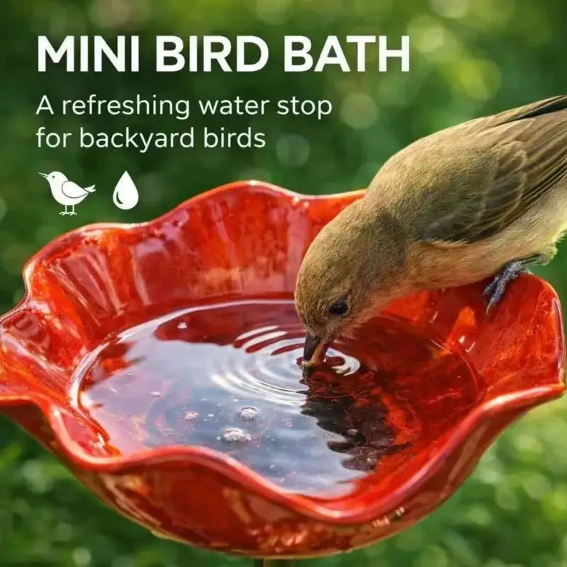 Beautiful garden decoration Bird Feeder With Shallow Drinking Dish For Wildlife