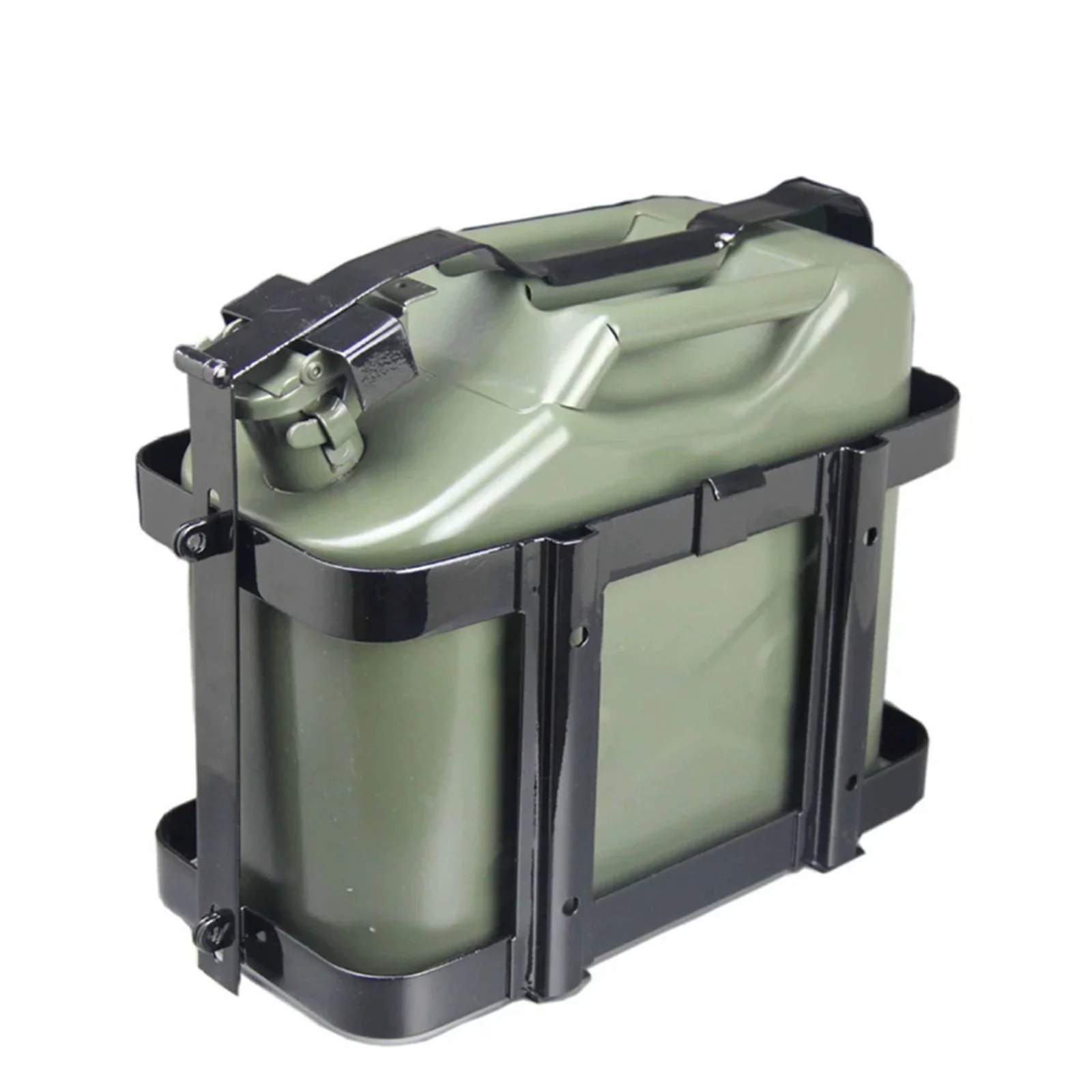 Jerry Gas Can Holder Motorcycle Fuel Tank Rack for 20 Liter Cans Universal Carbon Steel Plate Replacement