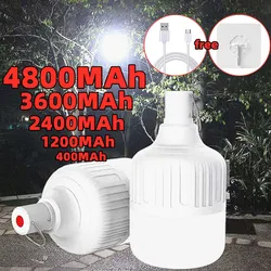 4800MAh-400MAh Camping Light USB Rechargeable LED Emergency Light Outdoor Portable Lantern Fishing Porch Garden Lighting