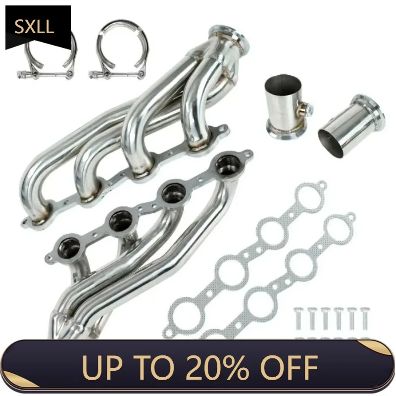 SXLL1960-1986 C-10 LS LS1 LS2 LS3 LS6 LS9 V8 Edelstahl-Auspuffkrümmer-Unterlegscheiben-Set