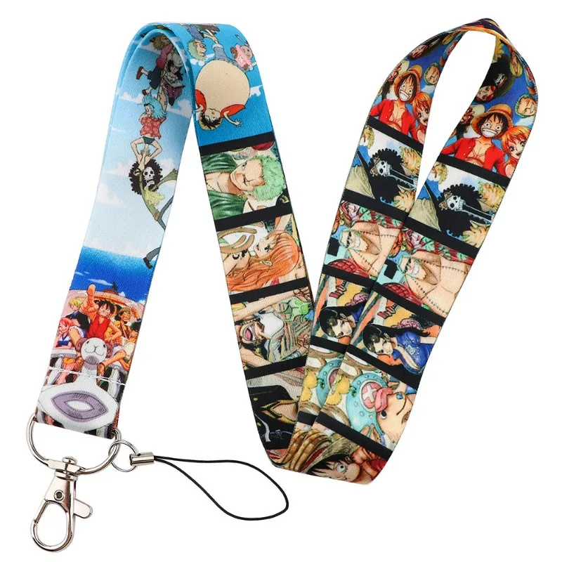 One Piece Anime-Charakter Nika Luffy Zoro Cartoon Handyband Kreatives Anti-Verlust Langes Schlüsselband Zubehör Lanyard Geschenk – Detail 4