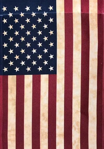 Tea Stained American House Flag American Flag 28