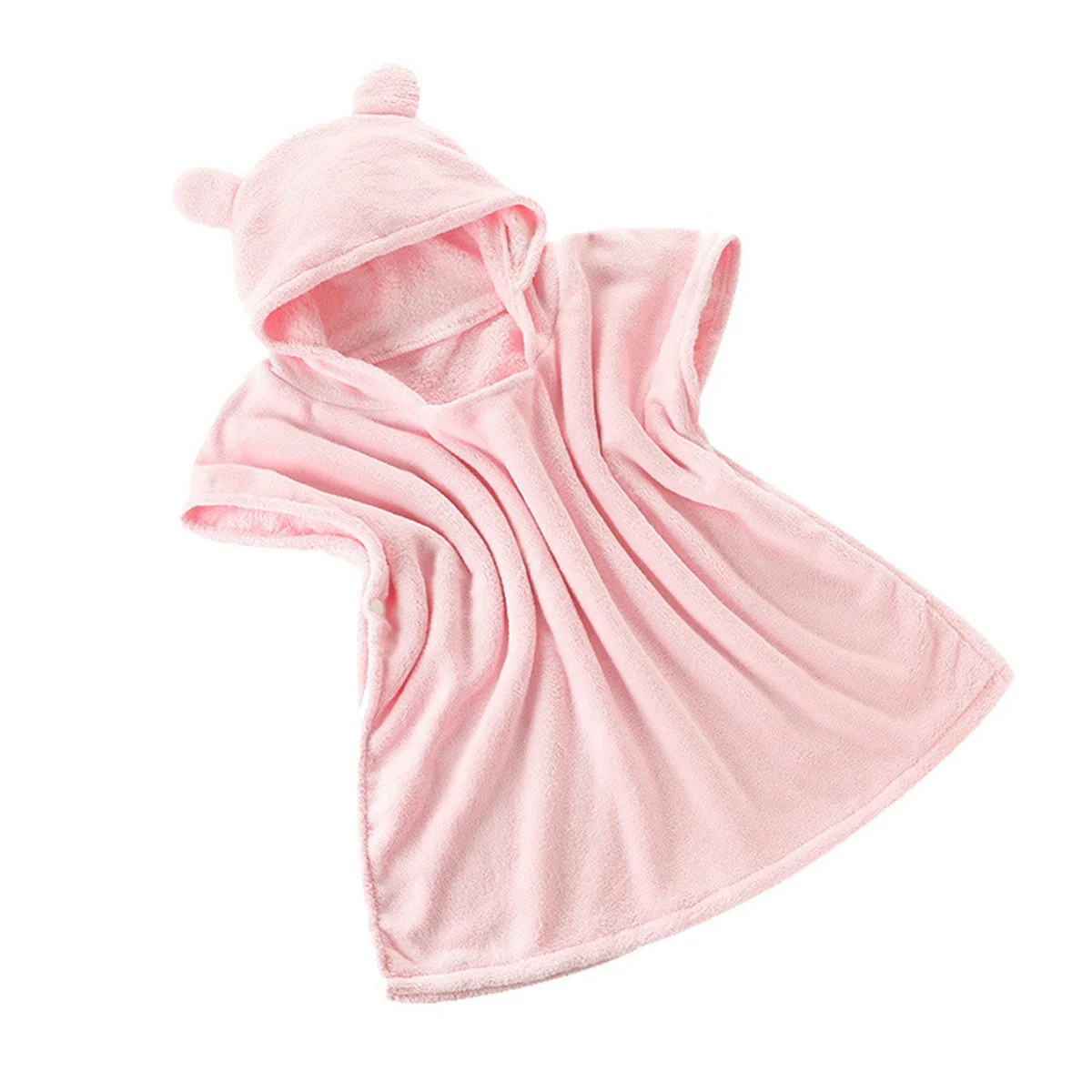 

Luxury Bath Towel with Adorable Ears Fiber Warm Quick-Dry Towel for Infants Toddlers Eco-Friendly Gentle