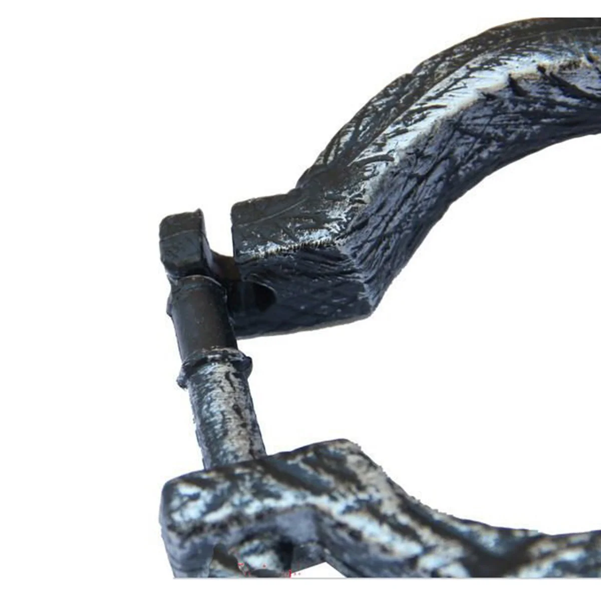 Cadena de bolas de hierro para pierna, grillete de plástico ligero, accesorio de actuación de prisionero, disfraz de Halloween, fiesta de película