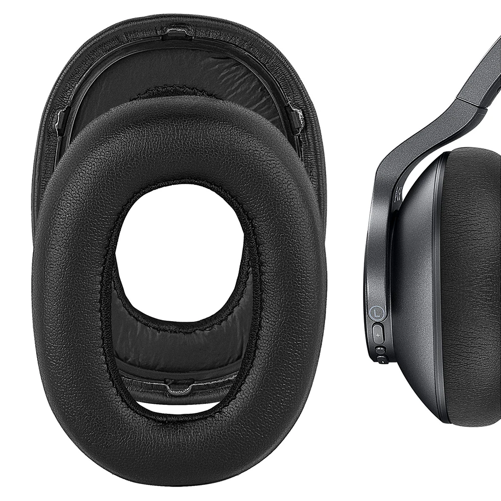 1 زوج استبدال بروتين الجلود وسادات الأذن بطانة للأذن غطاء الوسادة يفشل إصلاح أجزاء ل AKG N700 N700NC M2 الإفراط في سماعات أذن
