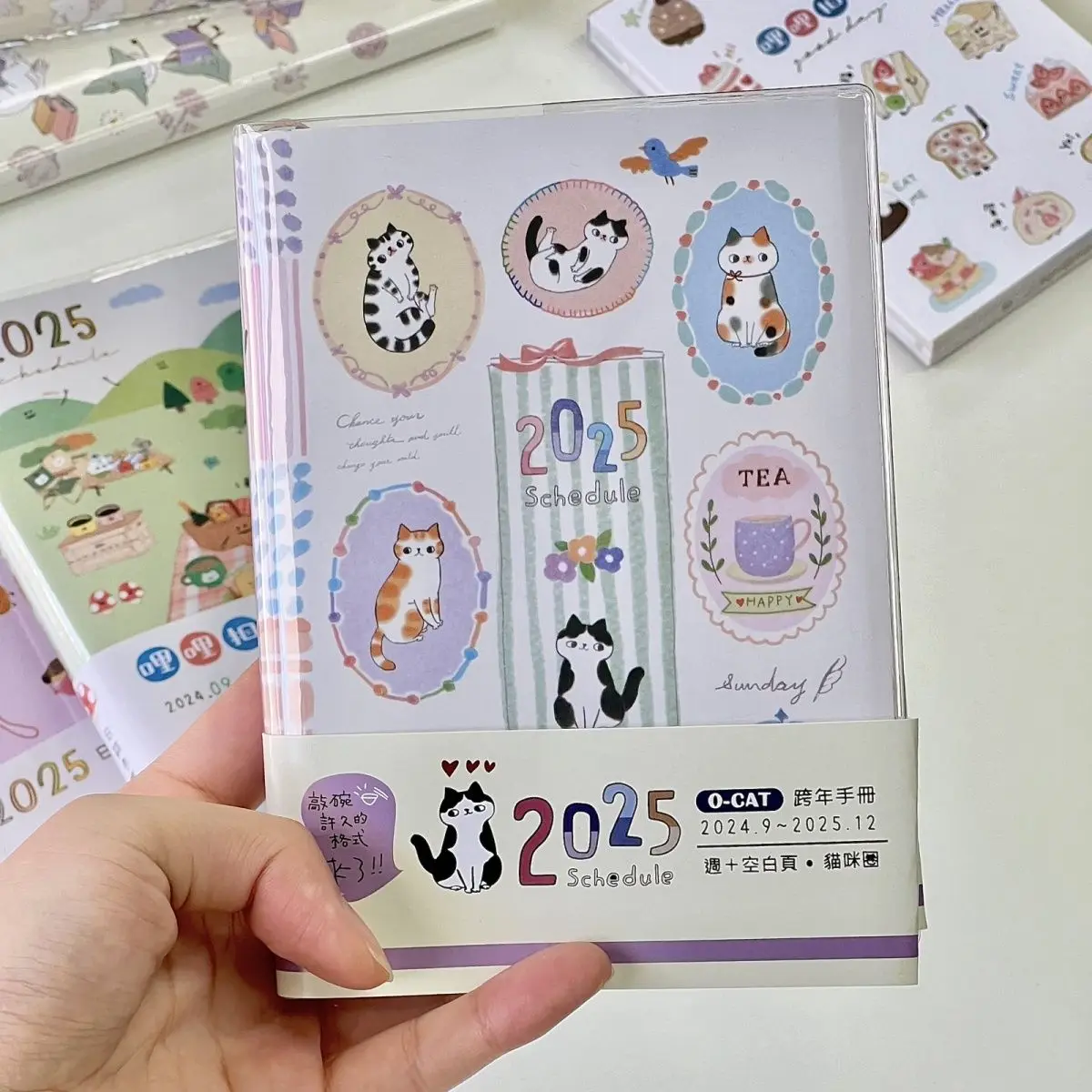 New Cartoon Notebook With Color Illustrations Inner Pages Schedule Book Suitable For Students' Girls Birthday New Year Gifts