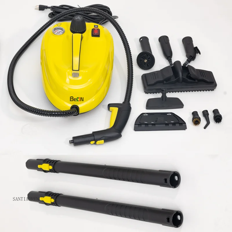 

2025Home Handheld Vacuum Cleaning Professional Steam Cleaner with Pressure Gauge