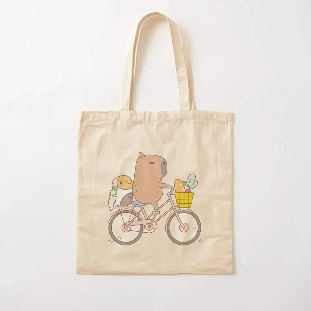 

Bubu the Guinea Pig, Biking Tote Bag large tote the Large bags for women