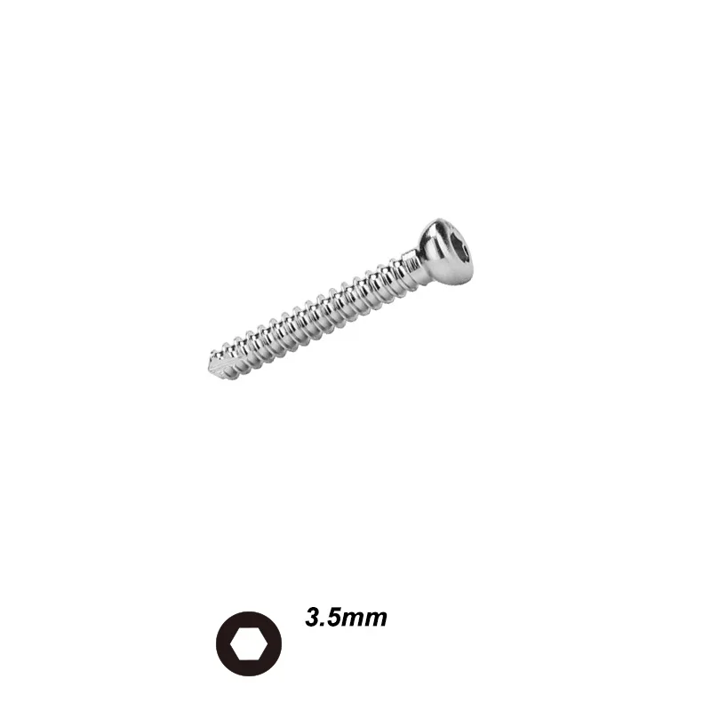 

3.5 mm cortical bone tapping screws, animal, orthopedic instruments, hexagonal stainless steel pet screws