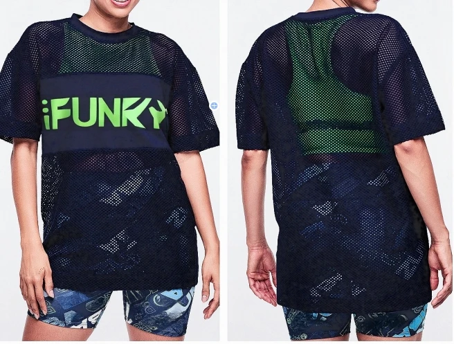 New Arrival Women T Shirts Top Tee Short Sleeve Men Running Net Mesh Top Clothes 1249