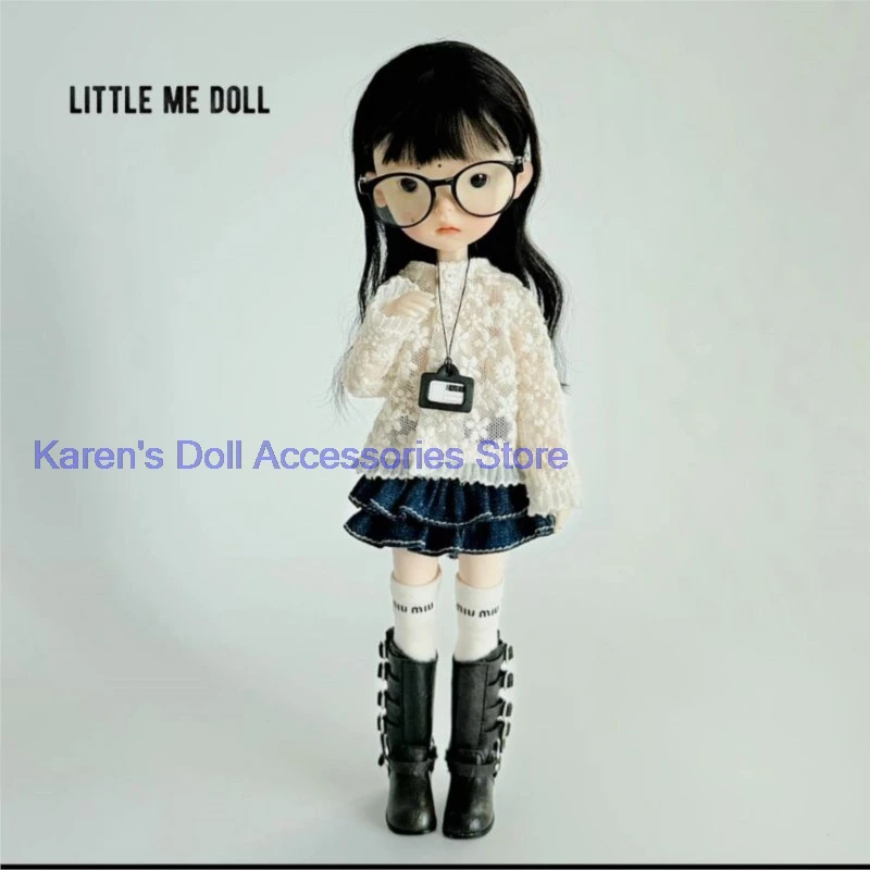 

2pcs French fashion leisure Blythe/landoudou Lace coat,denim skirt(Fit for Lulu,ymy24,Ob22,24,26,zone, Jenny)