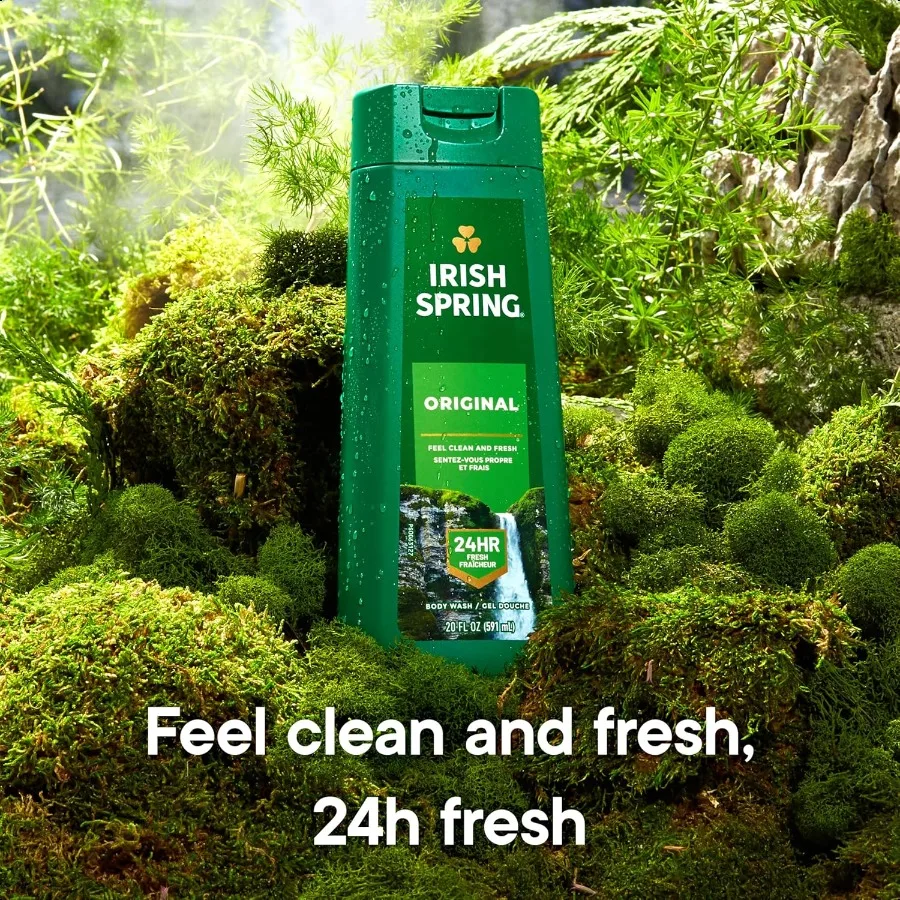 Irish Spring Original Clean Body Wash 20 унций, 2 шт.