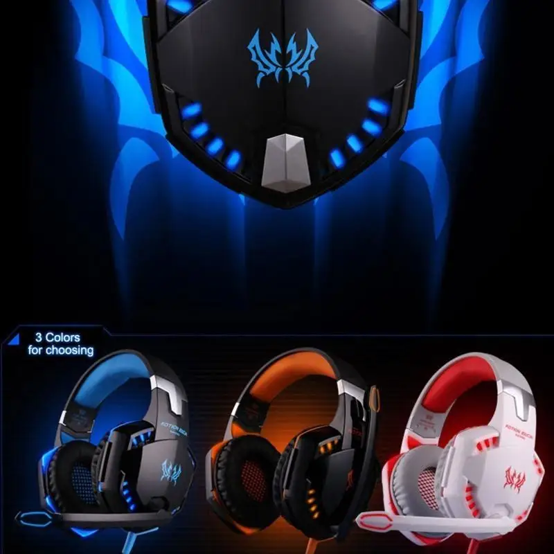 R53C Upgrade Headset Gamers LED Light Noise Cancelling Stereo Gaming Headphones