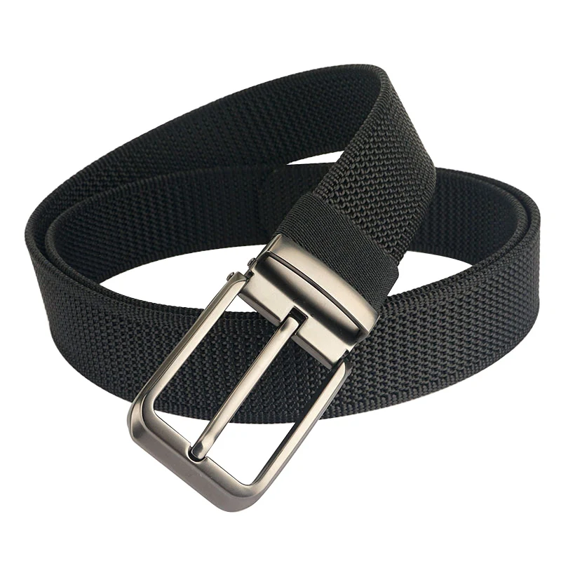 

Simple Unisex Belt High Quality Men Nylon Belt Alloy Pin Buckle Women Belt Weaving Canvas Belts Casual Cowboy Pants Belts