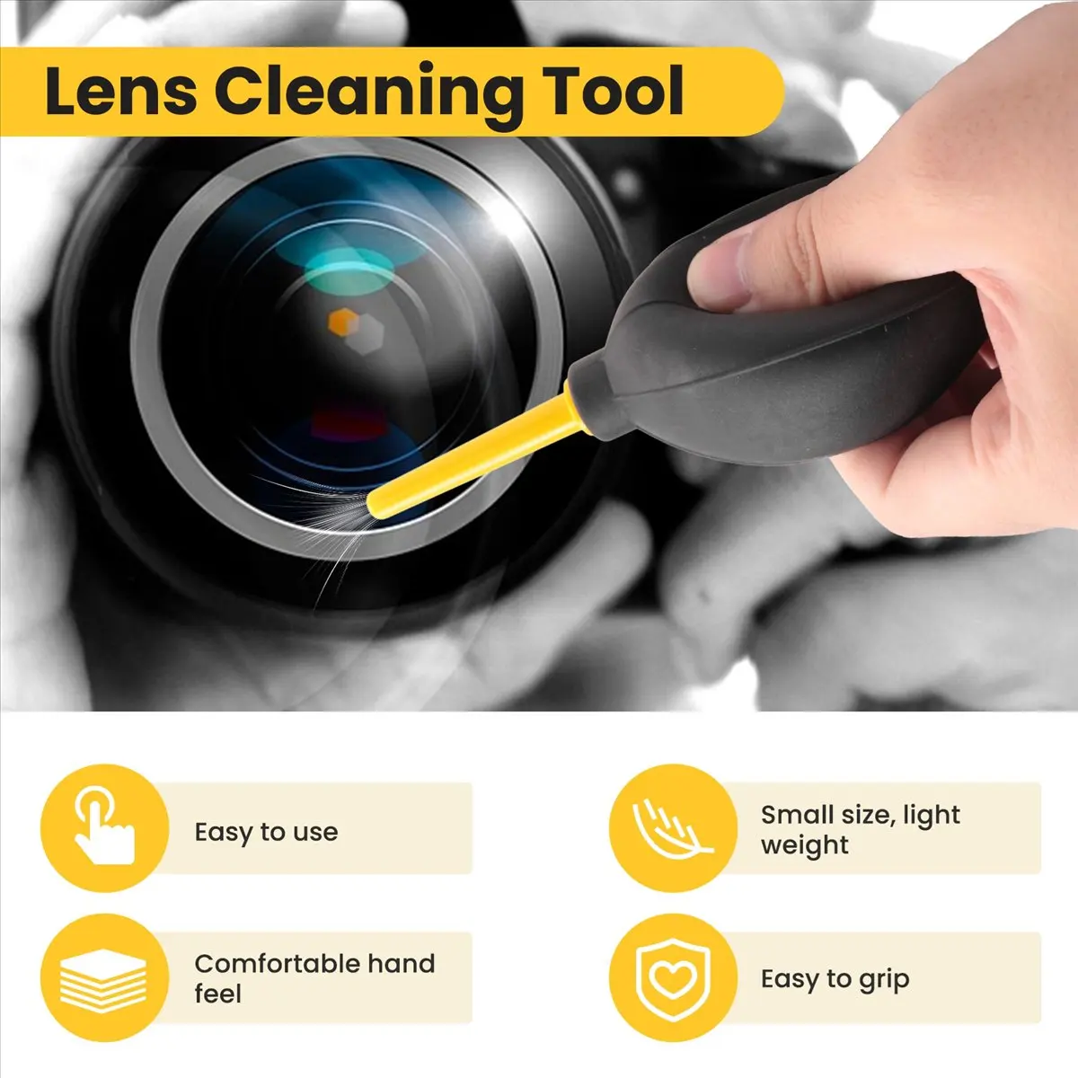 【NEW】DSLR Lens Cleaner Cleaning Tool Air Blower Anti Dust