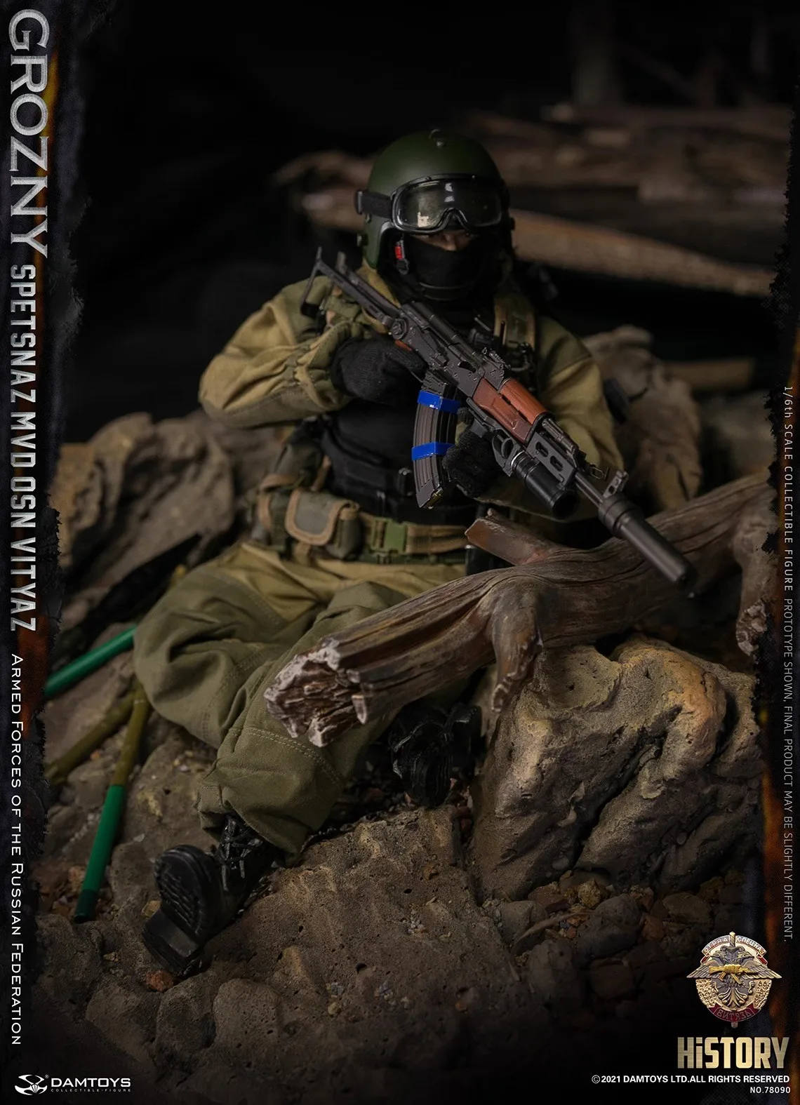 DAMTOYS DAM 78090 1/6 Soldato Bambola SPETSNAZ MVD OSN Vityaz GROZNY Set Completo 12 \'\'Action Figure Modello Giocattolo In Magazzino