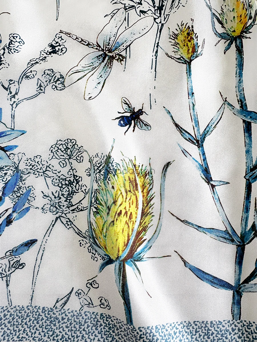 90 سنتيمتر وشاح حريري العلامة التجارية الفاخرة النساء حك وشاح اليد توالت حافة شالات عصابات الربيع رئيس إكسسوارات الشعر 90 سنتيمتر