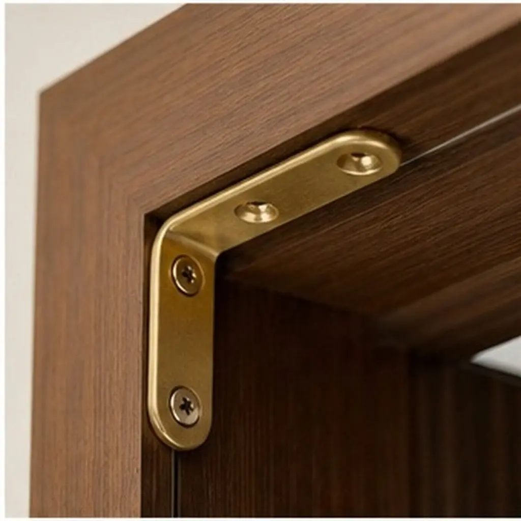4Sets Premium Copper Secret Door Hinge 360 Degree Rotation Pivot Hinge for Concealed Doors Attic Ladder Cabinets Windows