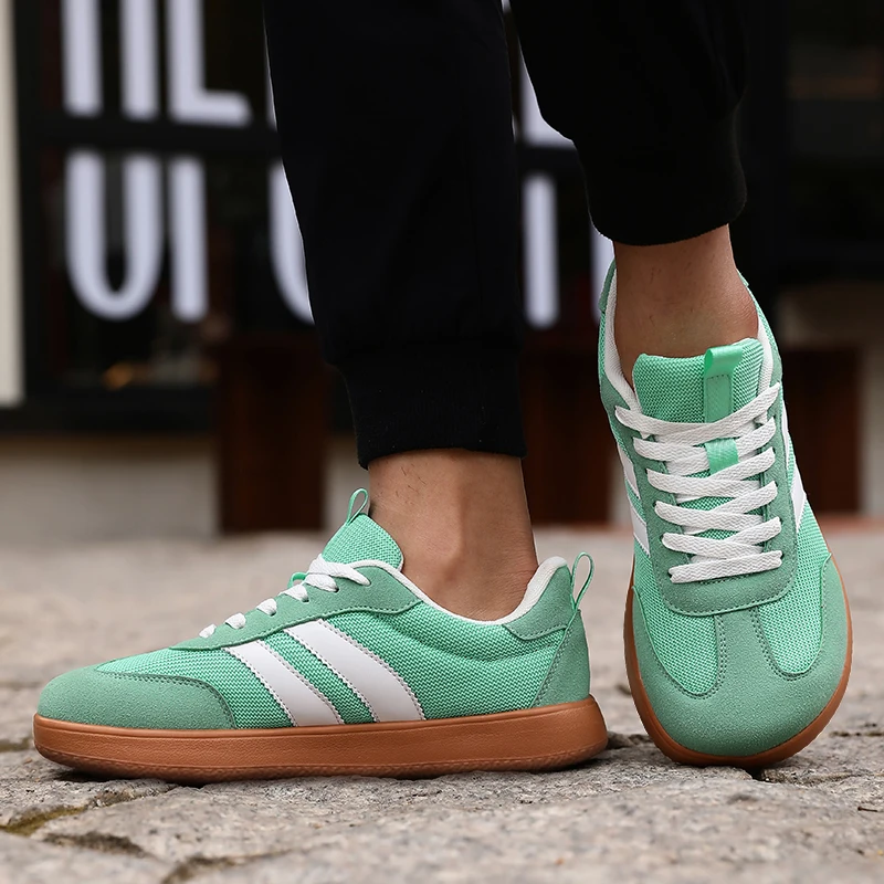 Atmungsaktive Zero-Drop-Wanderschuhe für Herren, modische Freizeitsneaker, rutschfeste Laufschuhe, Trainingsschuhe für die Schule, Unisex – Detail 7