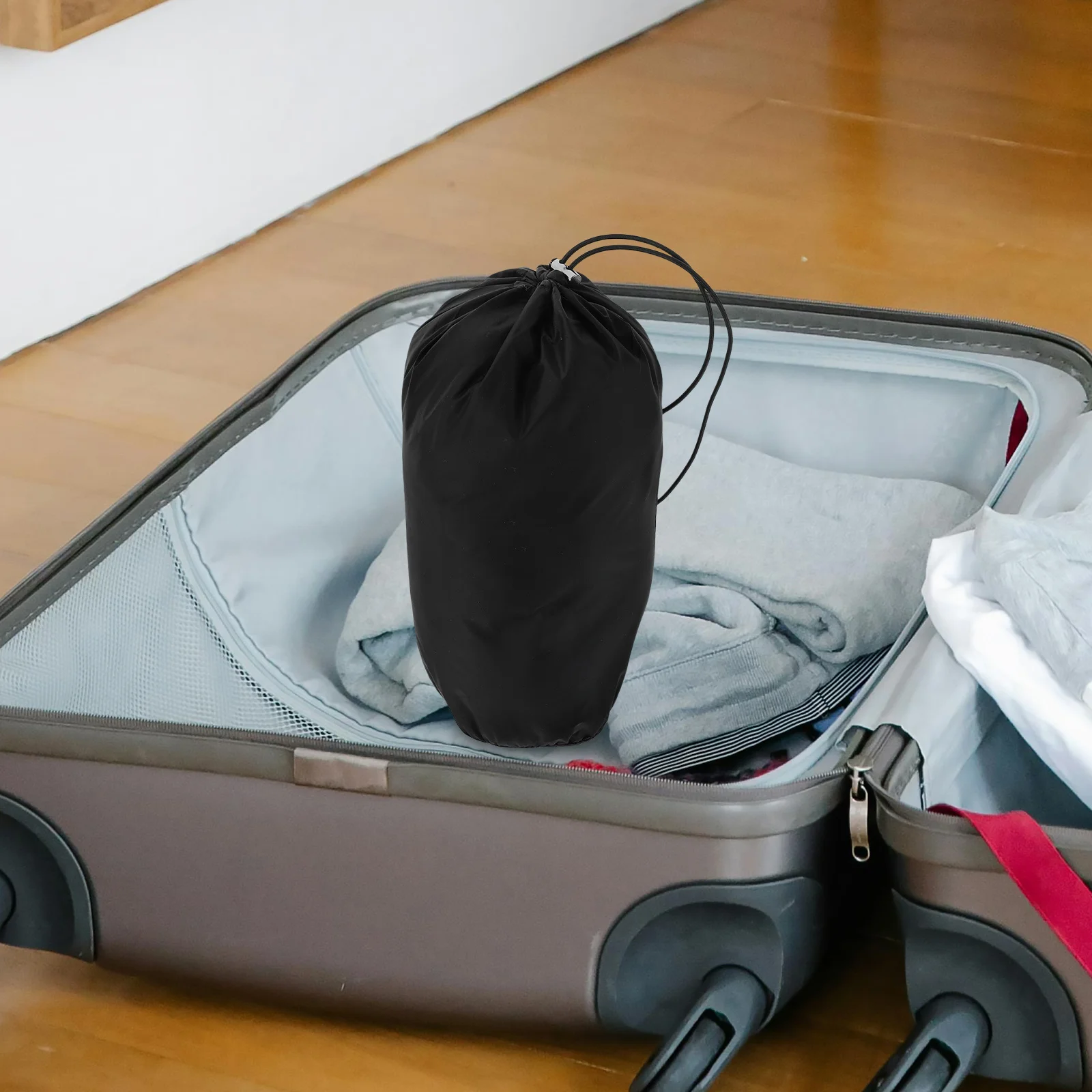 

Down Jacket Storage Bag Drawstring Compression Sack Outdoor Camping Travel Clothes Organizer Compact Space Saving Portable