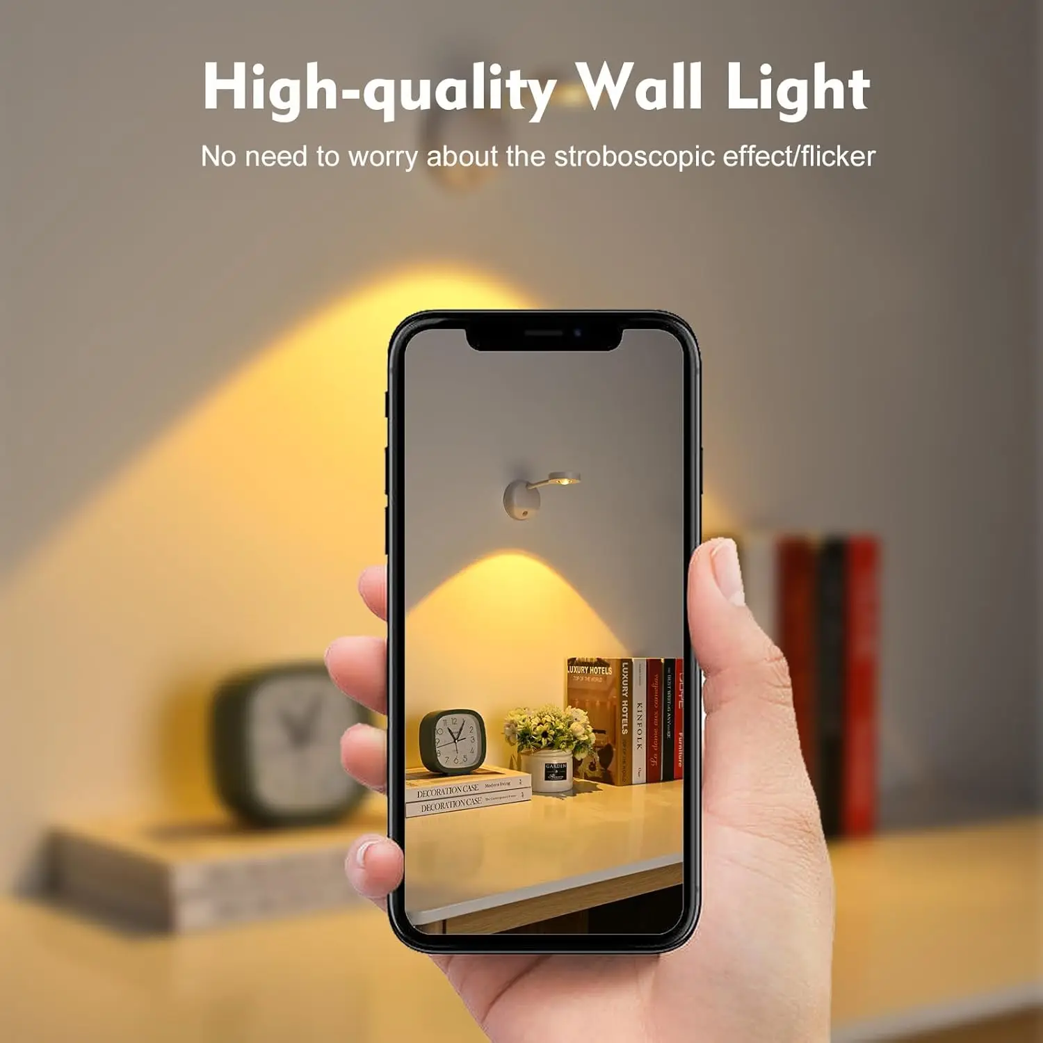 Wireless Rechargeable Painting Lamp with Motion Sensor and Rotatable Light,Stepless Dimming Art Display Light for Picture Frame