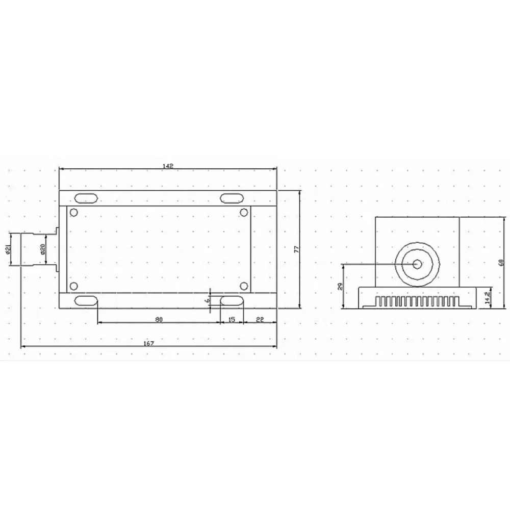 وحدة ليزر Adjusta 1064nm 1.5W-5W Lab IR + TTL/تناظرية + تبريد TEC + مصدر طاقة #5