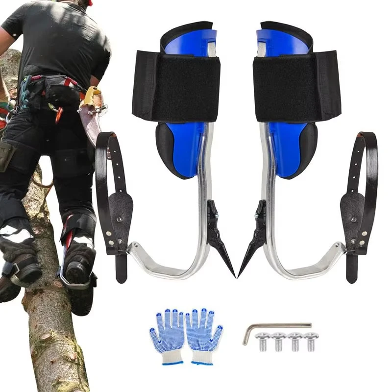 

Portable Tree Gaffs Climbing Spikes Heavy Duty Shoes Tree Harness Climbing Kit for Outdoor