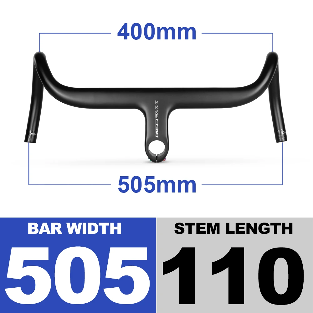 OG-EVKIN HB-1301 Carbon Grind Stuur Interne Kabel Geïntegreerde Handvat OD2 DI2 Voor Grind Fietsen Handle Bar Fietsonderdelen
