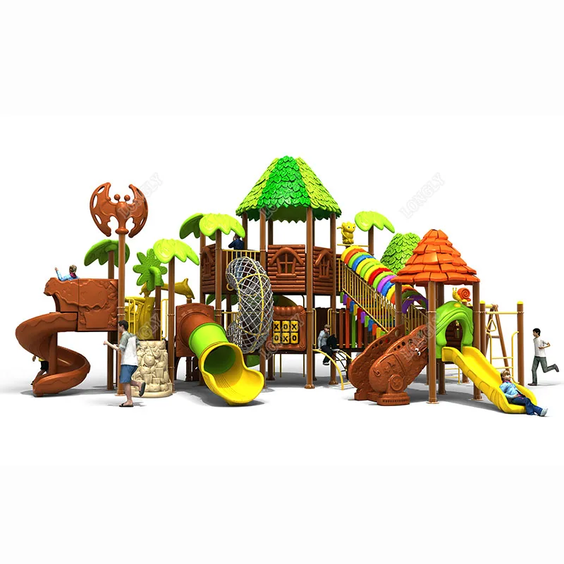 Best Quality Outdoor Playground Equipment Kids Plastic Slide Made LLDPE for Garden School Sports Park Residential Areas Park