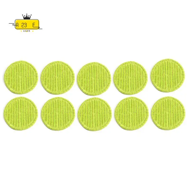 A23E-For Steam Twister Replacement Pads - 10Pcs Microfibre Pads For Steam Twister Steam Cleaner - For All Floors And Surfaces