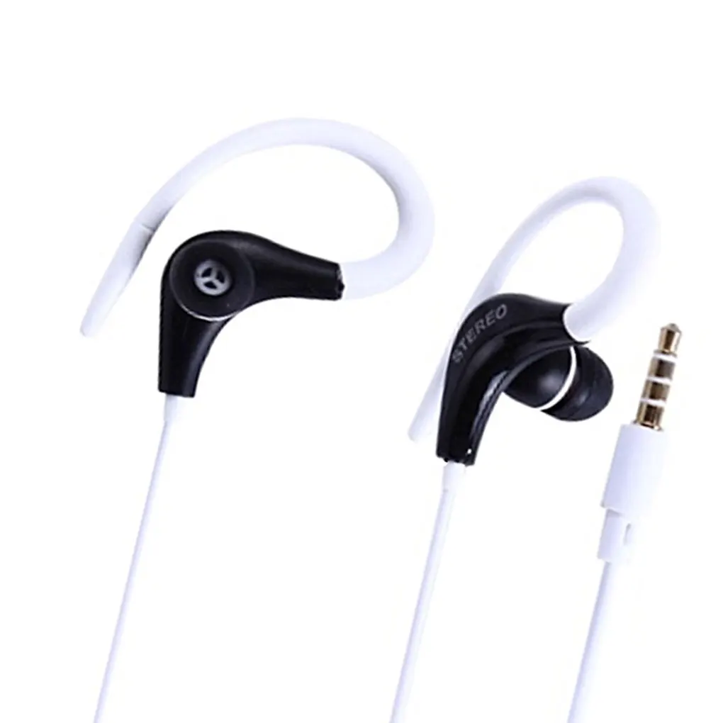 3.5mm Sport Earhook Earphone Headphone Headset with Mic For Smart Cellphone Stereo Headphone