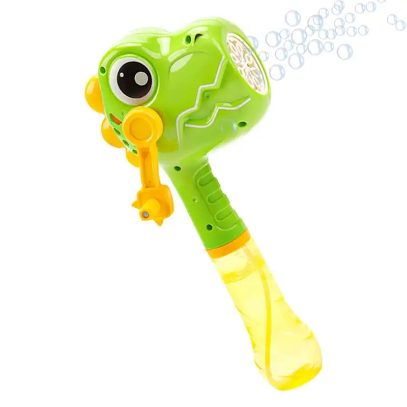 Handmatige Bubble Maker Meerdere Gaten Blazen Speelgoed Bubble Maker Cartoon Ontwerp Bubble Toverstaf Met Oplossing Zomer Speelgoed Voor Kinderen Voor