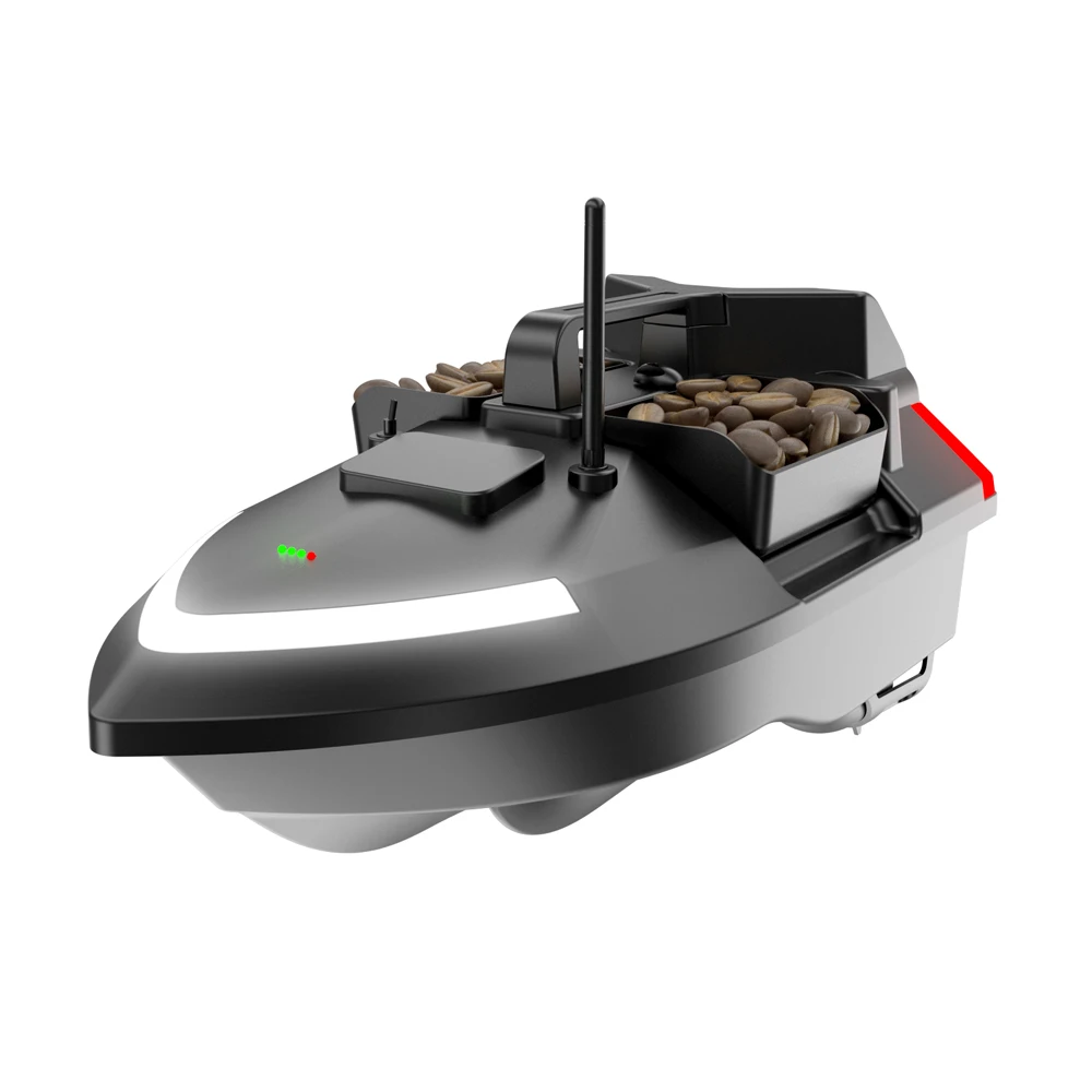 Fishing Bait Boat 500m Remote Control Bait Boat Dual Motor Fish Finder 2KG Loading Support Automatic Cruise/Route Correction