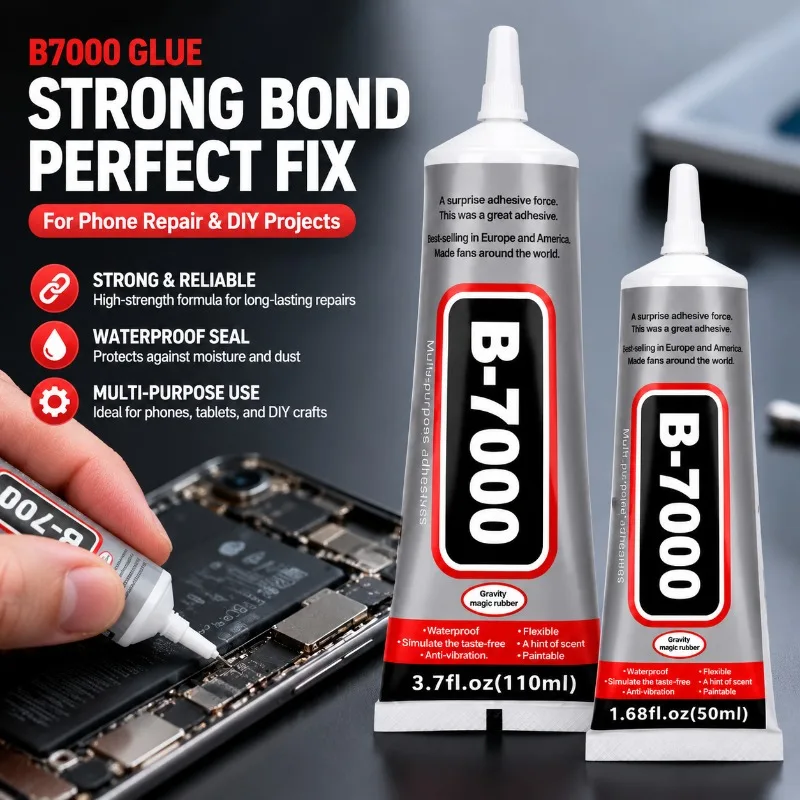 B7000 Adhesive Glue Special Phone Screen Repair Frame Sealing Bond Agent Clear Transparent Liquid Adhesive for Mobile Display