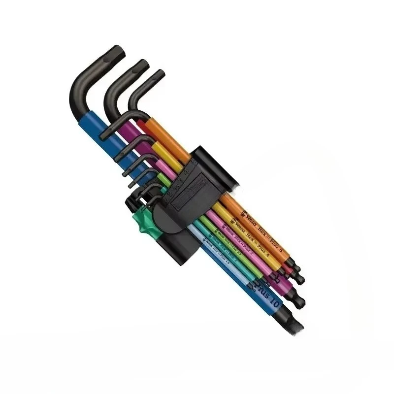 Wera 950 SPKL 967 3950 Extended Ball Tip L-key Stainless Steel Hexagonal Wrench Imperial System Hex Key