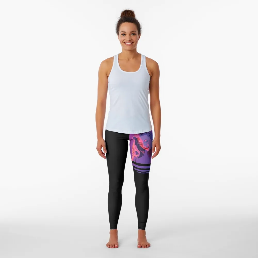 Retro Wave Girl Leggings sportswear Mulheres para ginástica roupas para Mulheres para fitness Mulheres