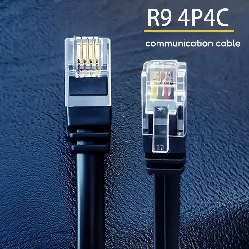 RJ9 4P4C Communication Wire Pure Copper Data Cable 4Pin Crystal Head RJ9 Industrial Control Equipment Connection Extesnion Line