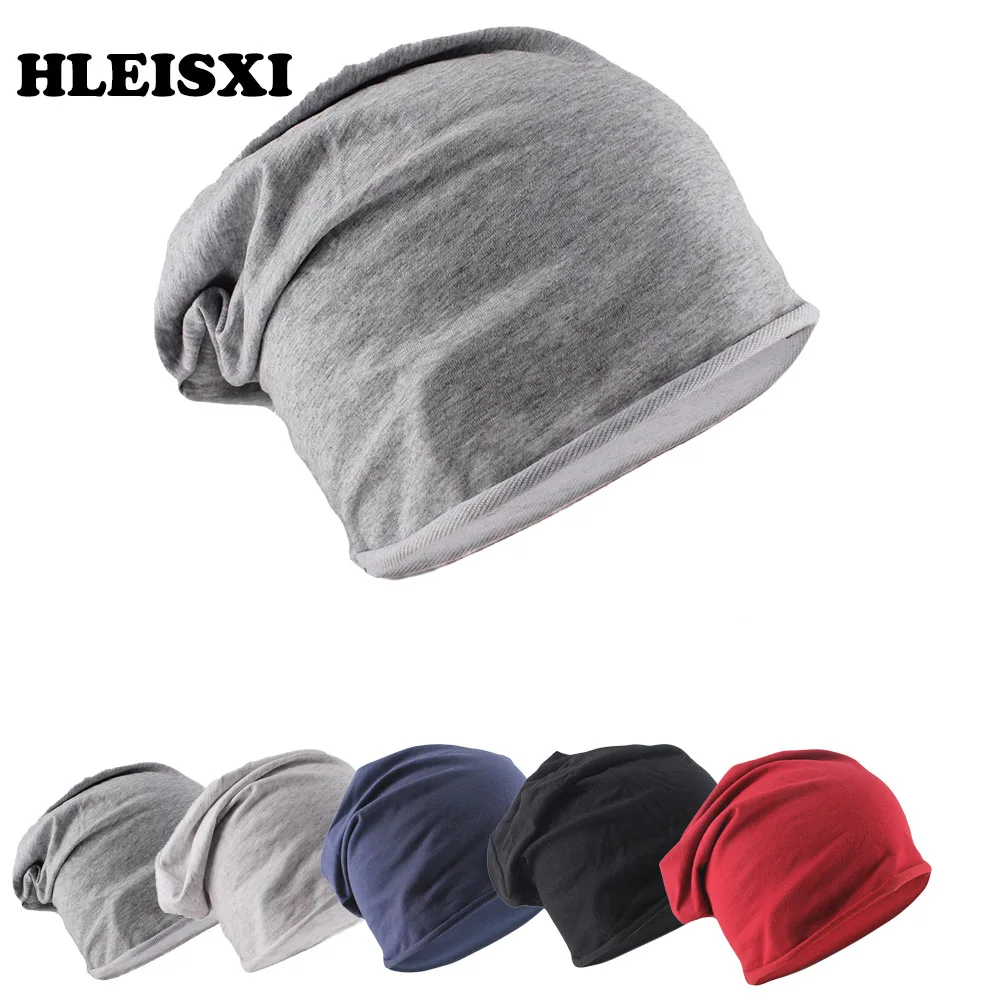 

New Summer Ventilate Adult Men Women Cotton Hat Casual Soft Solid Sport Thin Bonnet Girls Outdoor Knitted Beanies Skullies