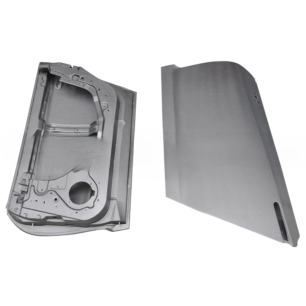 2pcs Real Wet Carbon Fiber Car Doors